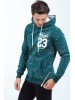 23 Baskılı Yeşil Sweat